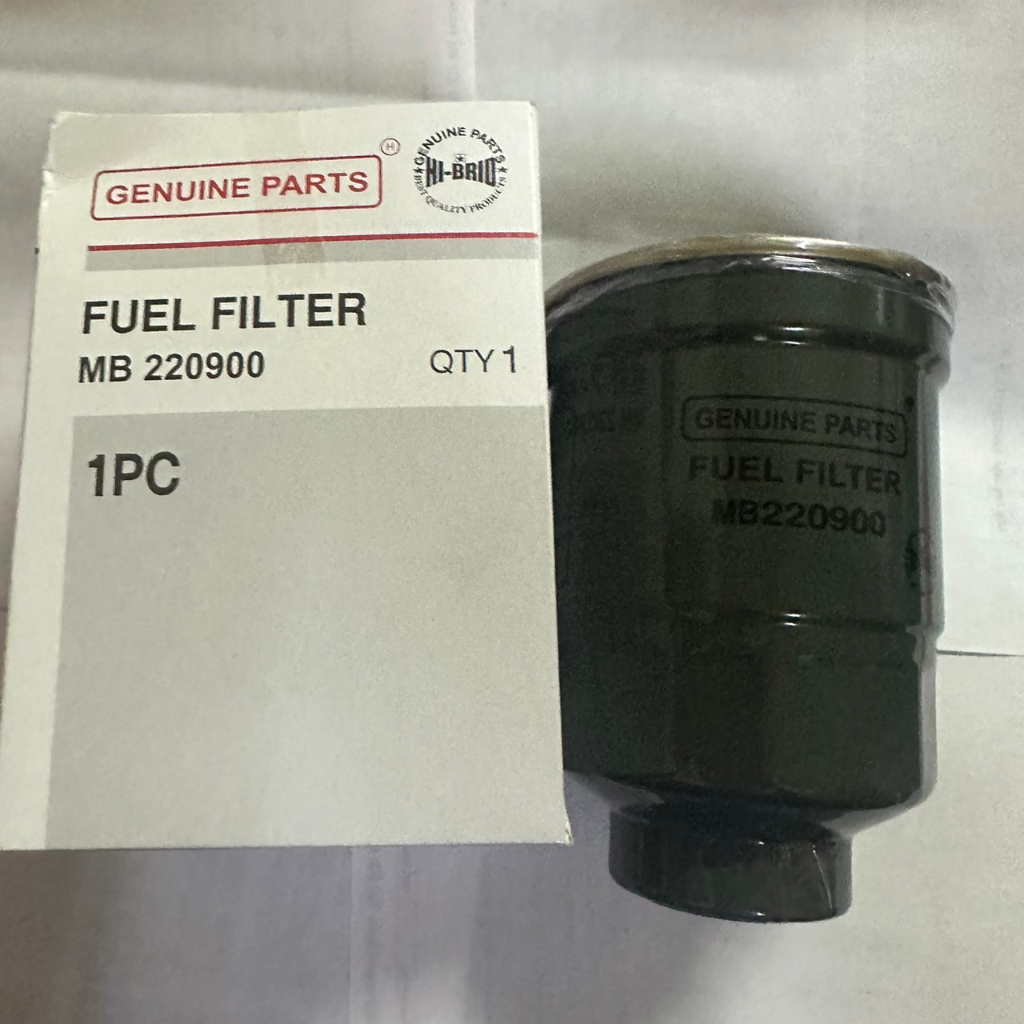 ไส้กรองโซล่าดักน้ำ ยี่ห้อ HI-BRID MITSUBISHI CYCLONE strada-2-5 2-8 L200 เบอร์ MB220900