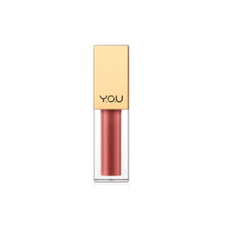 Y.O.U Rouge Velvet Matte Lip Cream 4.5g วายโอยู รูจ เวลเวท แมท ลิป ครีม เนื้อเนียน บางเบา ไม่เลอะขอบแก้ว