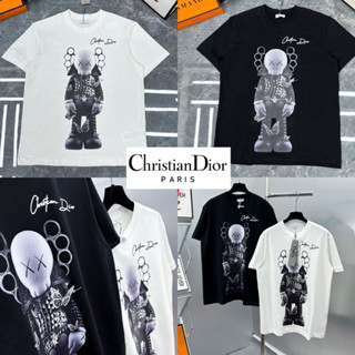 DIR x KAWS T-SHIRT UNISEX 🖤🤍 เสื้อยืด Gucci 🏷️Hiend 1:1 cotton 💯 ร้านค้าจัดส่งไว