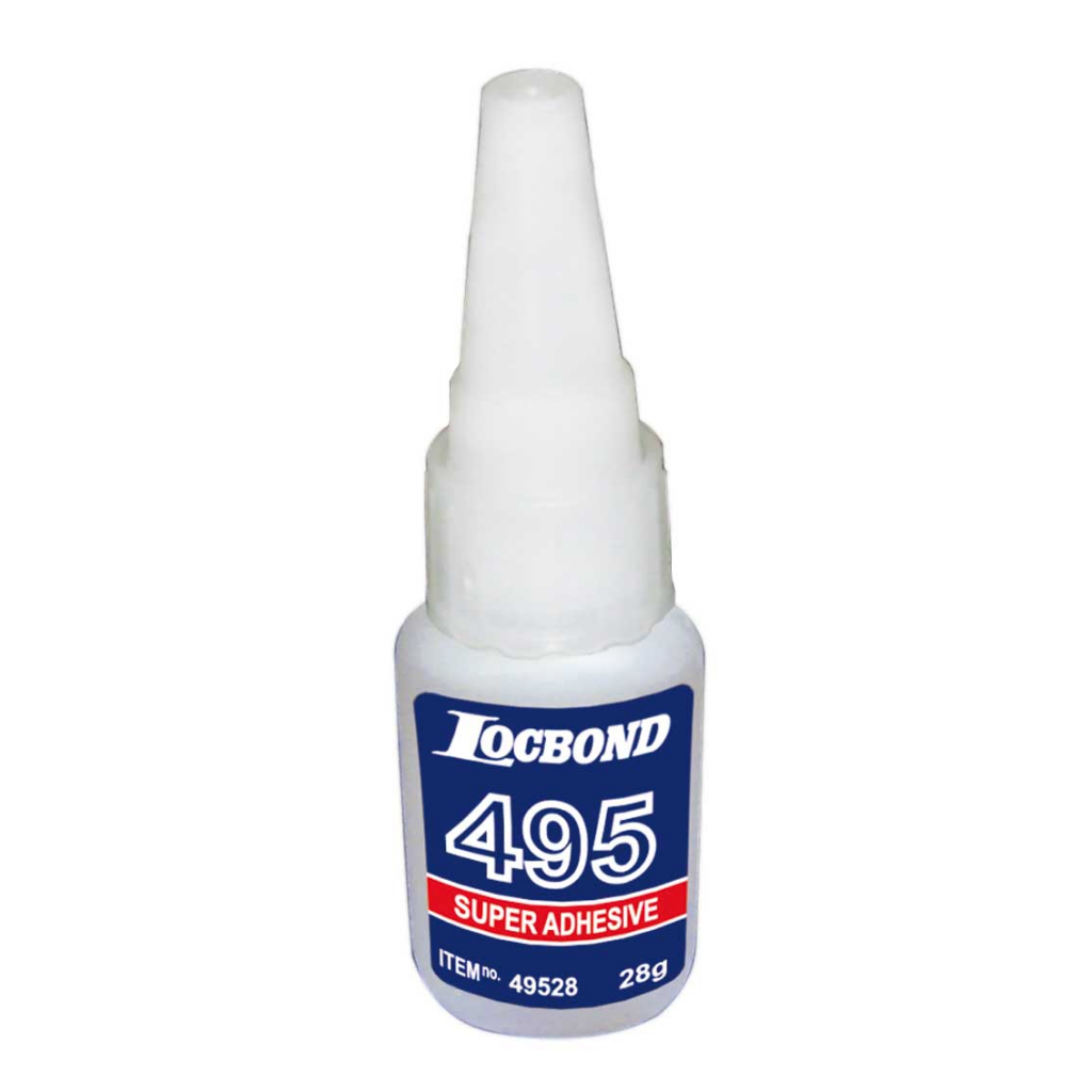 กาวอเนกประสงค์ กาวไซยาโนอะคริเลท LOCBOND 495 ขนาด 28 กรัม #ล็อคบอนด์