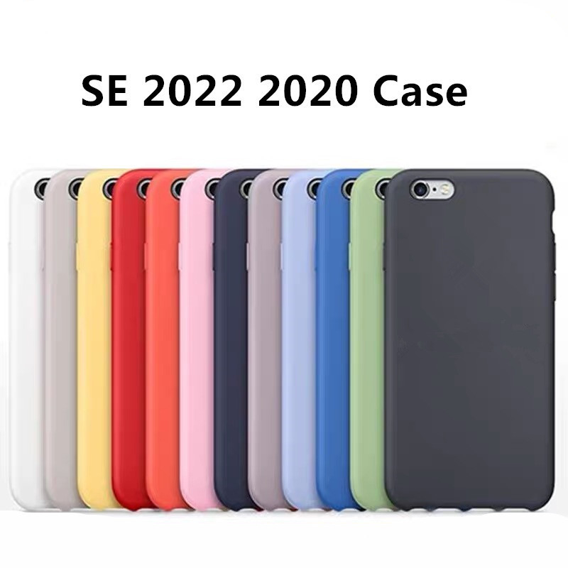 C เคสใช้สำหรับไอโฟน ใช้สำหรับ iPhone 6 6S 7 8  + Plus SE 2 3 TPU Case เคสซิลิโคน พลัส ลบรอยได้ เคสกำมะหยี่ เคสซิลิโคน - ภาพย่อย 2