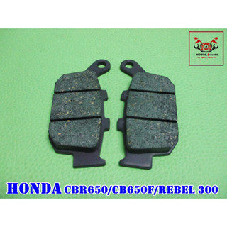 HONDA CBR650 CB650F REBEL300 KAWASAKI VERSYS650 year 2015 TRIUMPH TIGER XRX800 DISC BRAKE PADS  // ผ้าดิสเบรค