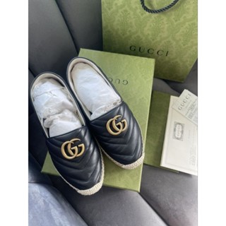 รองเท้าgucciแท้​100​%ส่งฟรีมีของแถมused