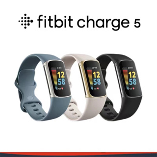 Fitbit Charge 5 สายรัดข้อมือฟิตเนส GPS หน้าจอสี AMOLED