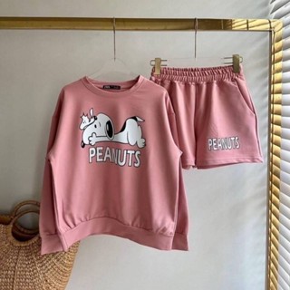 ชุด​ set  snoopy peanuts
