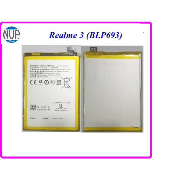แบตเตอรี่ Oppo Realme 3,RMX1821(BLP693)