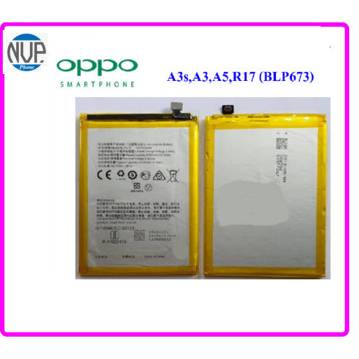 แบตเตอรี่ Oppo A3s,A5s,R17,A12(BLP673)