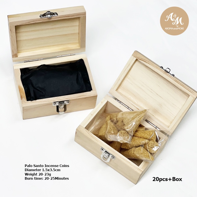Aroma&More กำยาน ธูปหอมพาโล ซานโตจากเปรู Palo santo Incense Cones กลิ่นหอมนุ่มหวานอบอุ่น สงบปลดปล่อยและผ่อนคลาย 10/20Pcs - รูปที่ 4