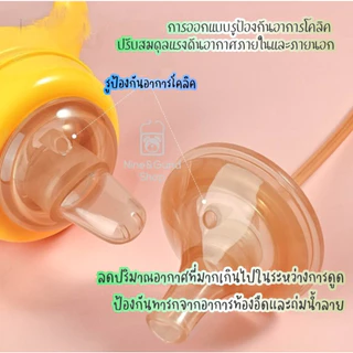มาใหม่ หลอดหัดดูดสีชา เปลี่ยนขวดนมคอกว้าง ให้เป็นขวดหัดดื่ม