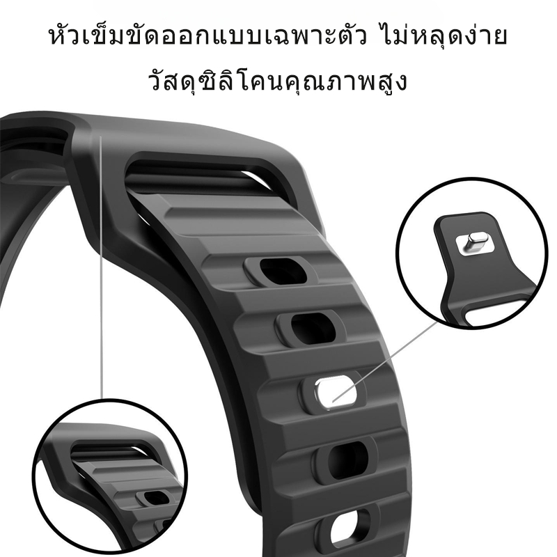 สายนาฬิกา 46mm49mm45mm42mm41mm40mm38mm44mm สายนาฬิกาซิลิโคนแฟชั่น iwatch10/9/8/7/6/5/4/3/2/1/se
