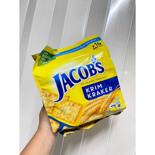 พร้อมส่ง ‼️ Jacobs ขนมปังจาค็อบส์ Original แครกเกอร์ธัญพืช แพ็คเก็จใหม่ ขนาด 504 กรัม