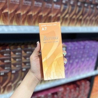 Berina ครีมเปลี่ยนสีผม เบอร์ A7 Golden Brown