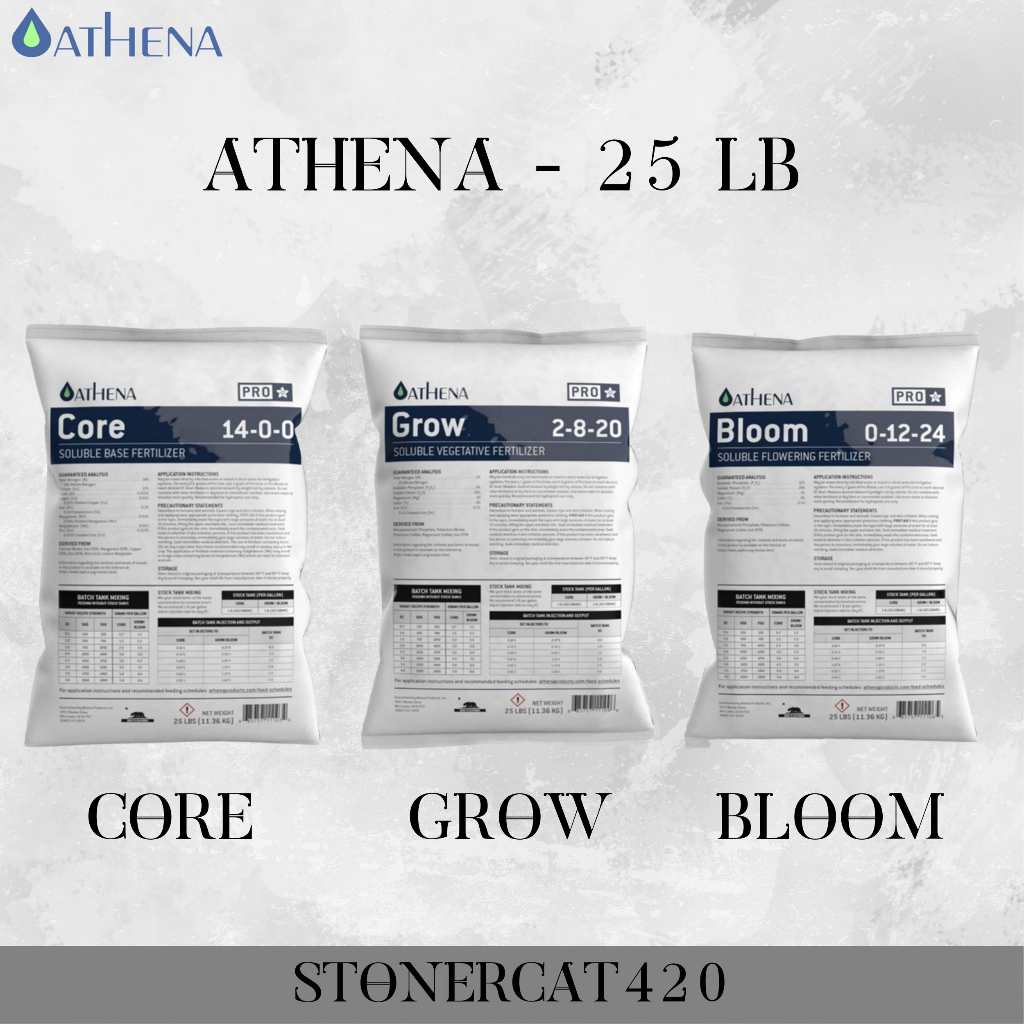ATHENA PRO Core / Grow / Bloom - 25 LB