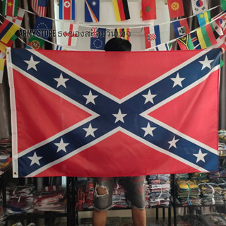 &lt;ส่งฟรี!!&gt; ธงรัฐ ฝ่ายใต้ 2 แบบ Confederate Flag พร้อมส่งร้านคนไทย