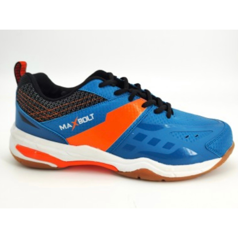 MAXBOLT SHOES" COMFY+ " WIDE BLUE/ORANGE