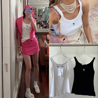 (CI) CD TANKTOP เสื้อกล้าม ผ้านุ่มยืดเด้ง งานปักโลโก้หน้าหนัง รุ่นฮิต ดาราเซเลปใส่กันเยอะมาก ผ้าดีมาก