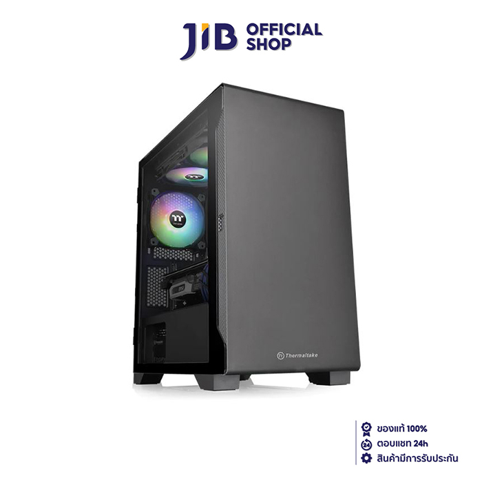 CASE (เคส) THERMALTAKE S100 TEMPERED GLASS (BLACK) (MICRO-ATX)