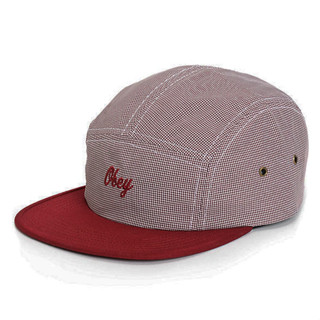 OBEY หมวกรุ่น TOWNSHIP 5 PANEL สี WINE