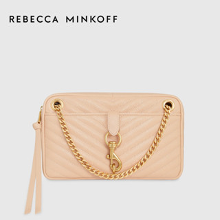 REBECCA MINKOFF EDIE ZIP SHOULDER BAG HU23TEQDTZ กระเป๋าสะพาย / กระเป๋าสะพายไหล่ผู้หญิง