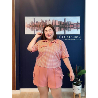 🎈Plussize ชุดเซ็ตคนอ้วน🎈 • Size•  Chest (อก) :  40-50” Waist (เอว) :  34-44” Hip (สะโพก) : 52”