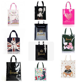 Harrods London Top-handle Shopping Bag กระเป๋า Shopping แบรนด์ดังจากอังกฤษ