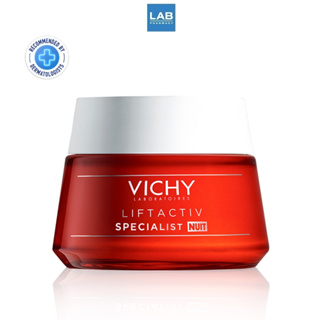 Vichy Liftactiv Specialist Cream Night 50 ml. - วิชี่ ครีมบำรุงผิวหน้า ลดเลือนริ้วรอย เพื่อผิวดูอ่อนเยาว์เนียนกระชับ สูตรกลางคืน 50 มล.