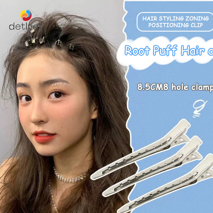 CODพร้อมส่ง1บาทกิ๊บติดผมปากเป็ดเกาหลีน่ารักสีเงินเรียบง่ายเครื่องประดับผมขายส่ง-detlyet