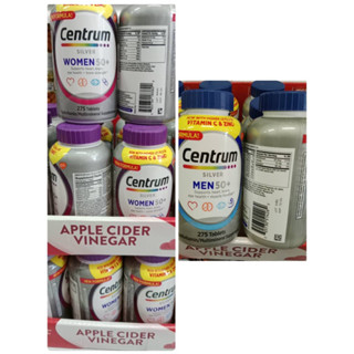 Centrum silver men50+/women50+ 275 tablets  หมด 12/2024