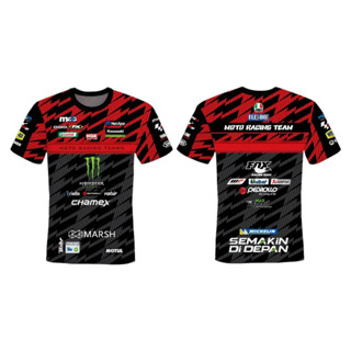 เสื้อกีฬาผ้าเกรดเอพรีเมี่ยมลาย MOTO RACING TEAM มีทั้งหมด 5 สี