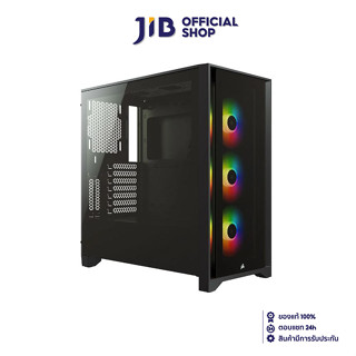 CORSAIR CASE (เคส) iCUE 4000X RGB TEMPERED GLASS (BLACK)