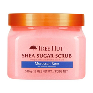 สครับ TREE HUT Moroccan Rose Shea Sugar Body Scrub 510g.