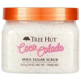 TREE HUT Coco Colada Shea Sugar Scrub 510g. ทรีฮัท สครับน้ำตาล ขัดผิว โคโค โคลาดา (510g)