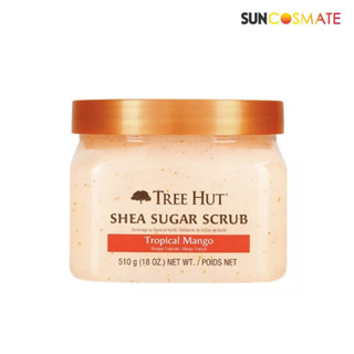 สครับ TREE HUT Shea Sugar Scrub Tropical Mango 510g.