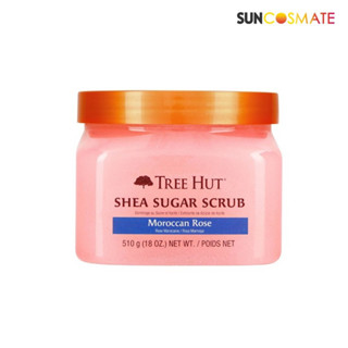 สครับ TREE HUT Moroccan Rose Shea Sugar Body Scrub 510g.