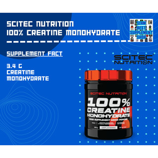 Scitec Nutrition- 100% Creatine Monohydrate 300g พร้อมส่ง!!