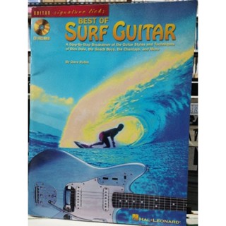GUITAR SIGNATURE LICKS - BEST OF SURF GUITAR W/CD/073999486568