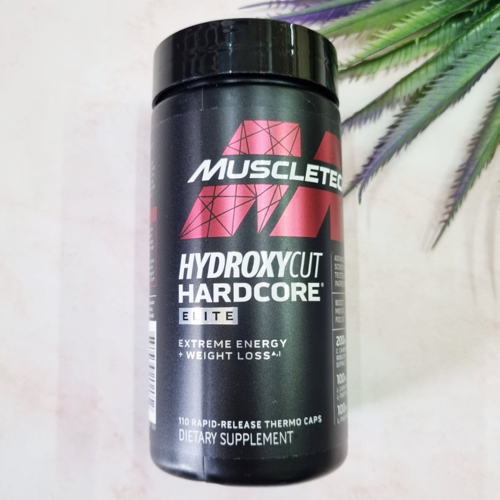 [MuscleTech®] Hydroxycut Hardcore Elite 110 Rapid-Release Thermo Capsules อาหารเสริมเพื่อการเพาะกาย