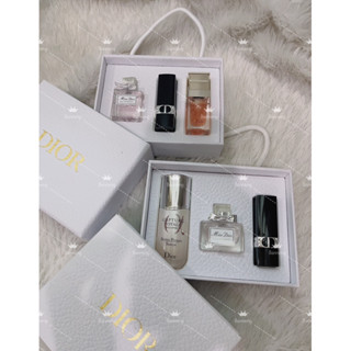 Dior travel set (miss dior blooming , lip 999 , serum)