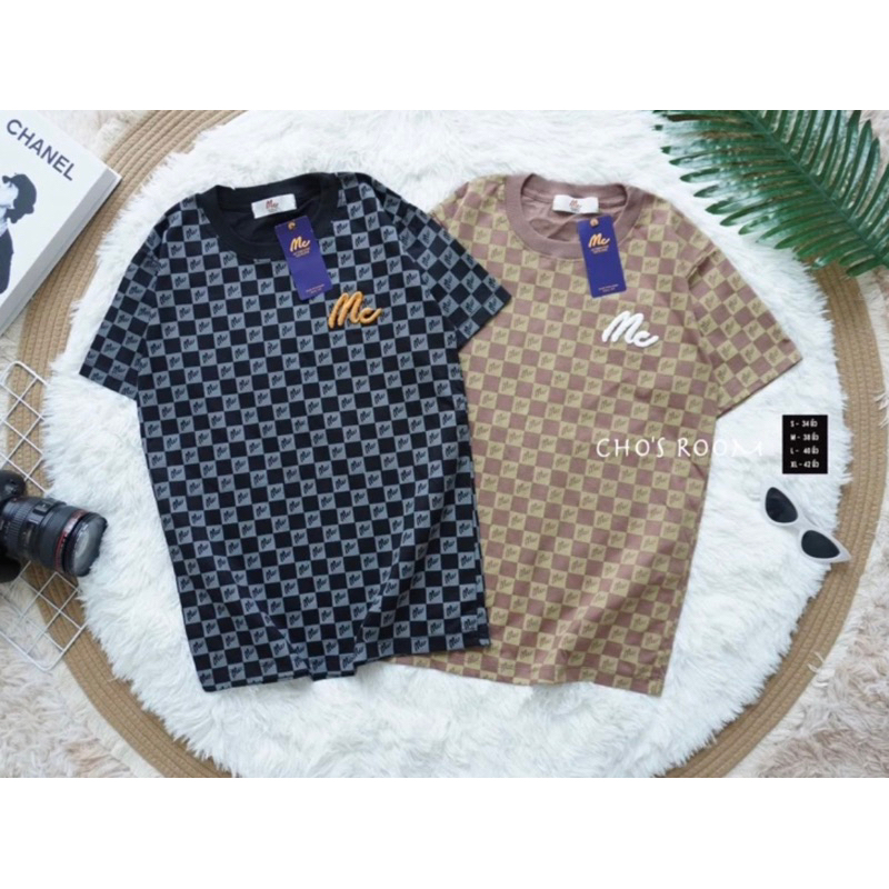 New🔷เสื้อยืดสีพื้น ปักอก สกรีนรอบตัวสุดเท่ ผ้าคอตตอน💯 คอกลม แขนสั้น ใส่ได้ชาย-หญิง