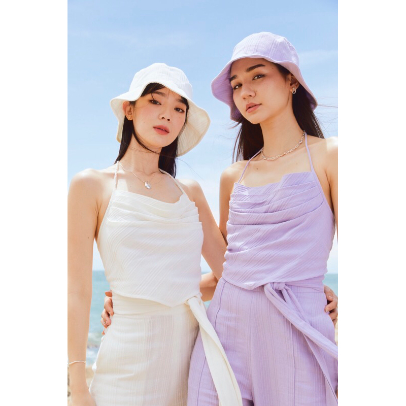 Wildblueyonder-MOLLY TANK TOP เสื้อคอถ่วง