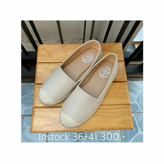 รองเท้าลำลองผู้หญิงไซส์36-41 New kung fu 5 รองเท้าสันแบนพื้นบุนุ่ม ใส่สบายๆ ค่ะ