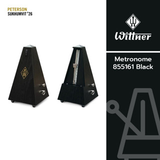 WITTNER Metronome 855161 Black plastic casing with bell เครื่องเคาะจังหวะ เมโทรนอมทรง Pyramid นำเข้าจากเยอรมัน