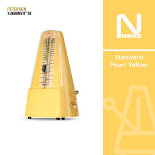 Nikko Metronome Standard Pearl Yellow เครื่องเคาะจังหวะ เมโทรนอม ผลิตในประเทศญี่ปุ่น