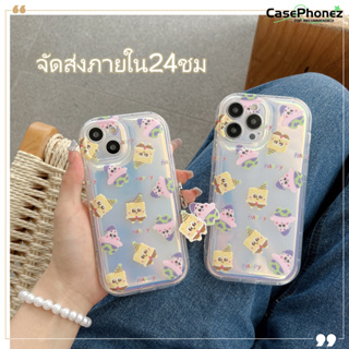 💚จัดส่งภายใน24ชม💚เคส for iPhone 11 14 Pro Max Case for iPhone 12 13 ป้องกันการตก การป้องกัน น่ารัก เลเซอร์ การ์ตูน