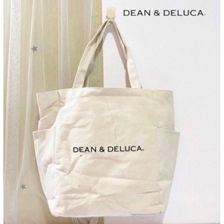 โปร 9.9 ‼️99บาท❗️กระเป๋าผ้า Dean &amp; Deluca แคนวาสหนา สภาพดี (มือสอง)