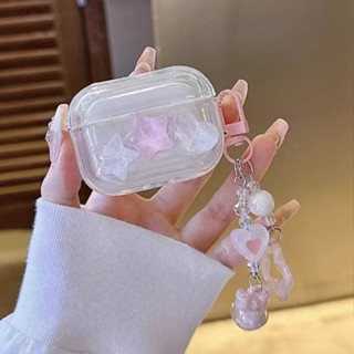 💕จัดส่งภายใน24ชั่วโม💕y2k เคส Airpods 3 pro 1 2 ดาว การป้องกันการตก ซิลิโคนนิ่ม Soft Case Airpod gen3 2021 Airpods 2