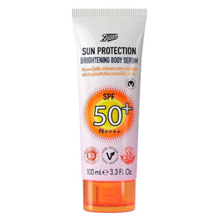 Boots Sun Brightening Body serum SPF50+ PA++++บูทส์ ซัน ไบรท์เทนนิ่ง บอดี้ ซีรั่ม 100ml.