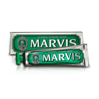 Marvis Classic Strong Mint มาร์วิส ยาสีฟัน สูตร คลาสสิค สตรอง มิ้นท์ 85ml.