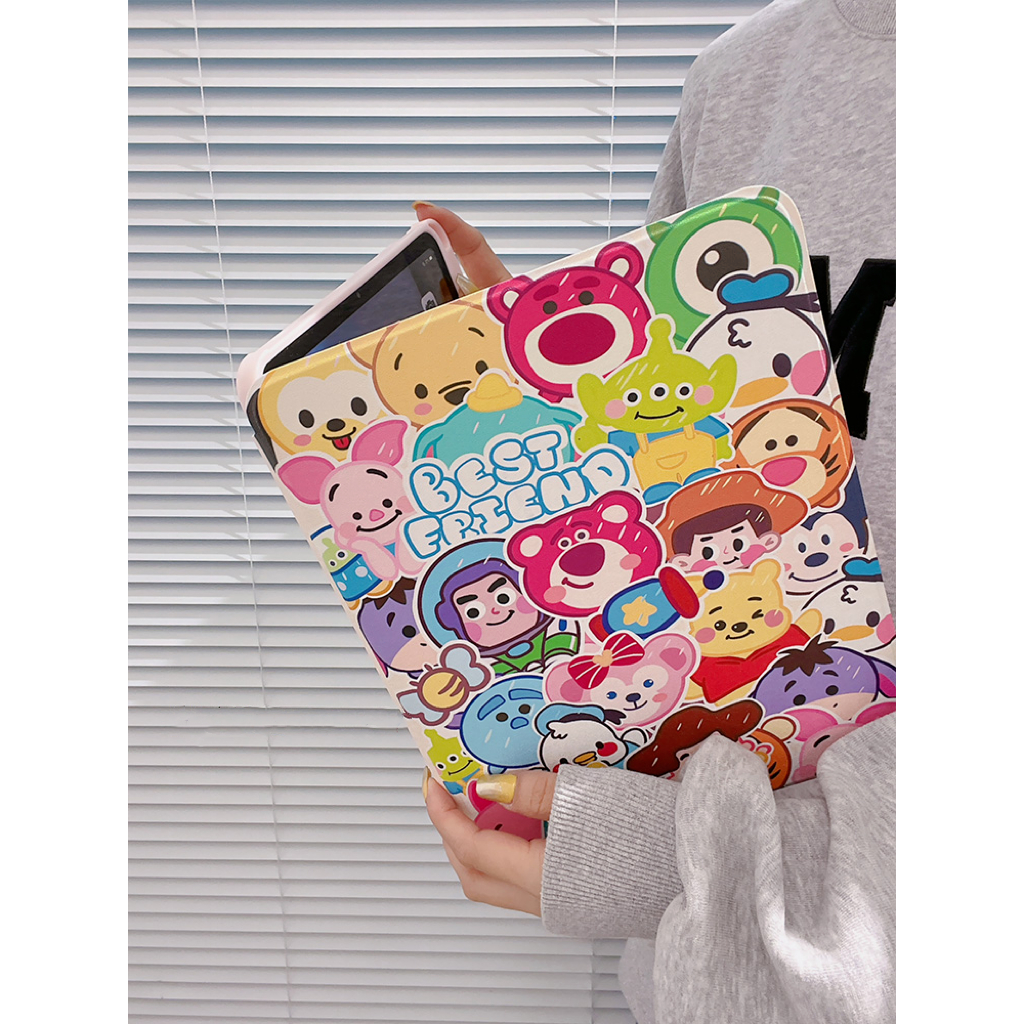 🪐24 ชั่วโมงเคส🪐เคสiPadหมุน 360°Gen9 Air7 11 อะนิเมะที่ดีที่สุด ช่องใส่ปากกาขวา Acrylic เคสipad AIR6 - รูปที่ 6