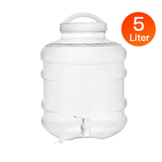 ถังน้ำ PET ขนาด 5 ลิตร ถังน้ำดื่ม  5 สี  มีก๊อกพร้อมหูหิ้ว ร…